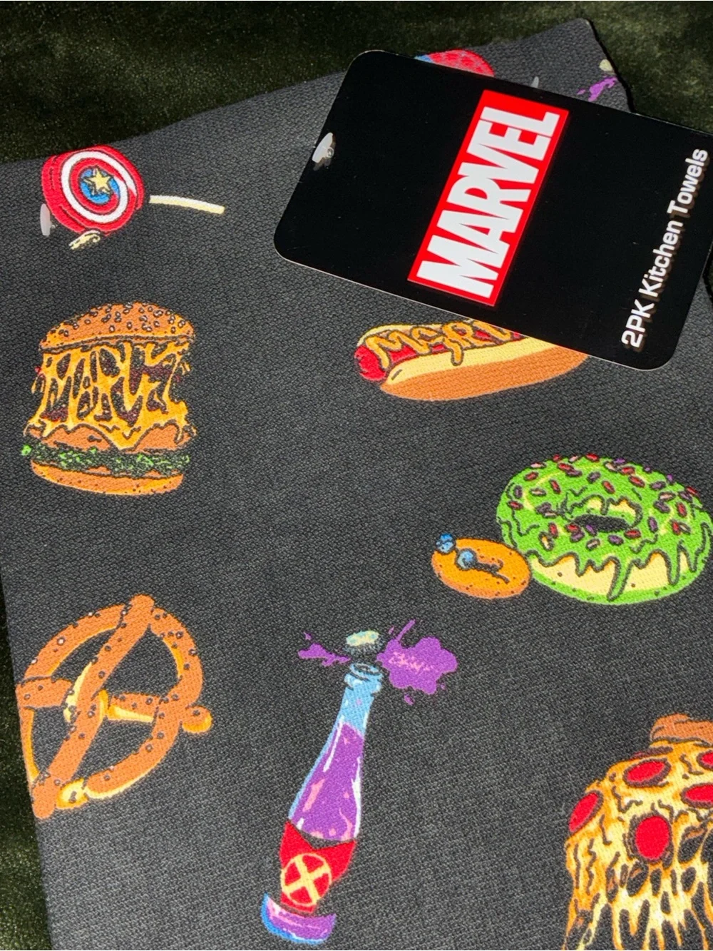Marvel 2 pack kitchen towels set